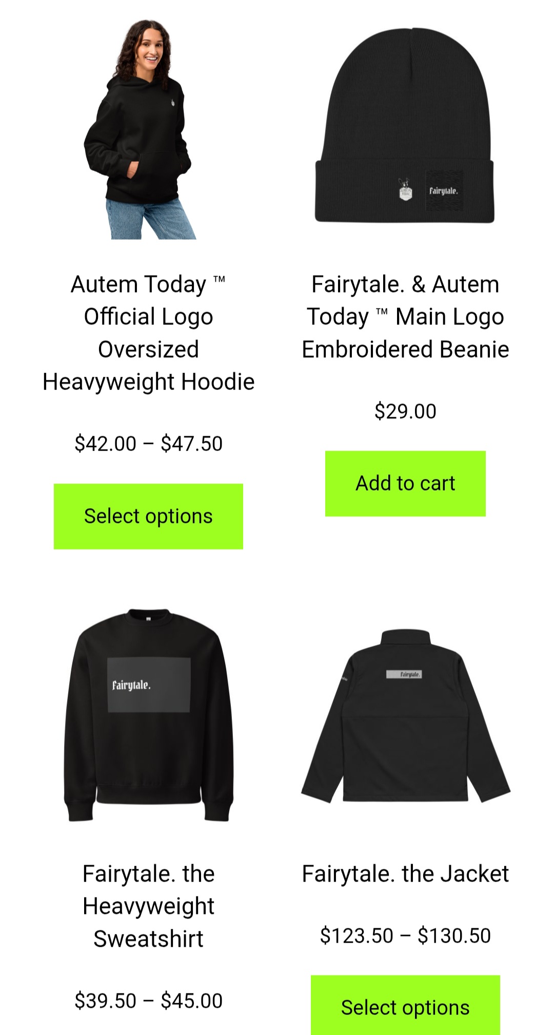 Fairytale. the Merchandise